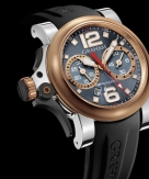 Chronofighter R.A.C Trigger, stainless steel and red gold, Ice Rush