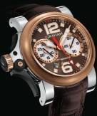 Chronofighter R.A.C Trigger, stainless steel and red gold, Havana Rush