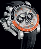 Chronofighter GMT Big Date Silver Dial