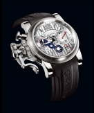 Chronofighter R.A.C. Skeleton Stainless steel Silver dial