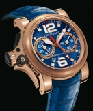 Chronofighter R.A.C Trigger red gold, Blue Rush